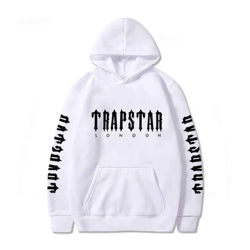 Moletom com Capuz Trapstar London Galaxy City Masculino Branco Portugal | LK55-332