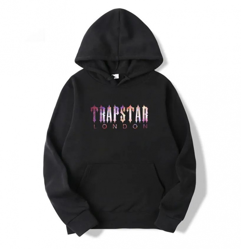 Moletom com Capuz Trapstar London Galaxy Masculino Pretas Portugal | AV01-176