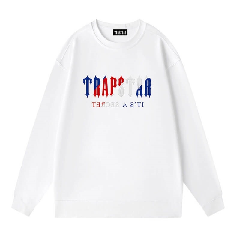 Moletons Trapstar Crewneck It’s A Secret Galaxy Masculino Branco Portugal | IO34-186