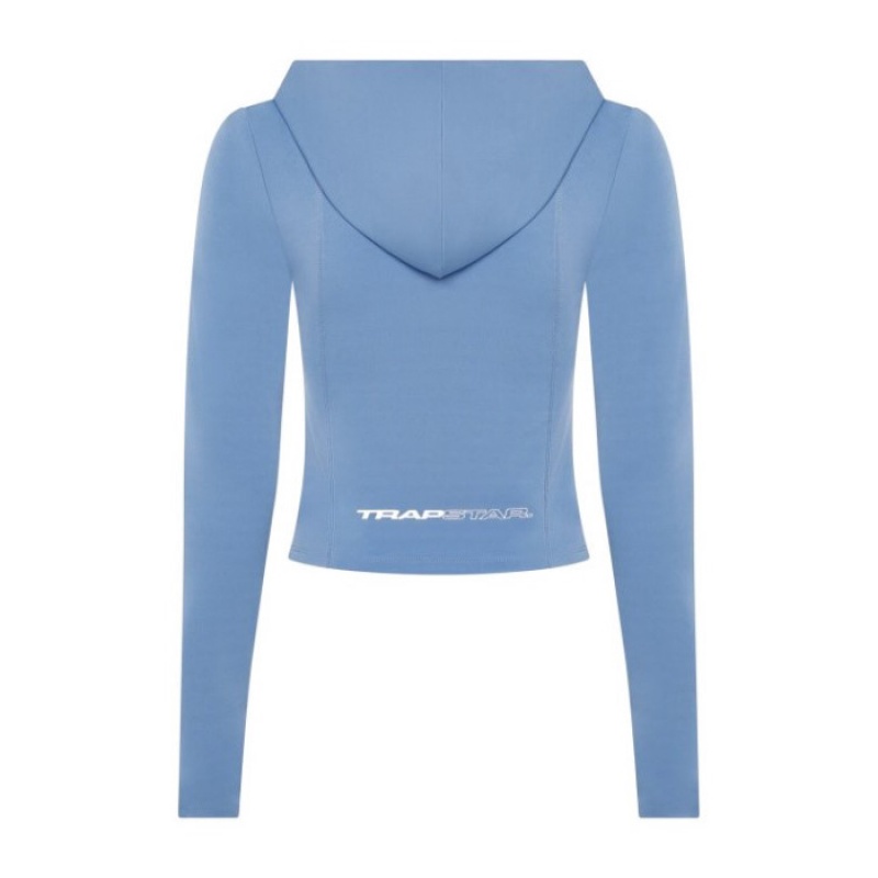 Top Trapstar TS-Star Zip Feminino Azuis Portugal | WJ10-220