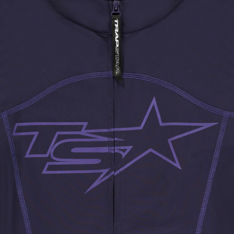 Top Trapstar TS-Star Zip Feminino Roxo Portugal | NU17-385