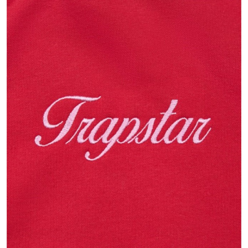 Top Trapstar TS-Star Zip Up Atletismo Feminino Vermelhas Portugal | FY40-217