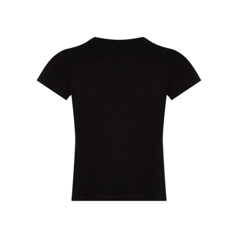 Top Trapstar TS Baby Tee Feminino Pretas Portugal | RI02-865